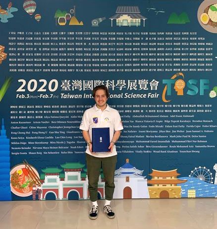 Zsigó Miklós a Taiwan International Science Fair-en